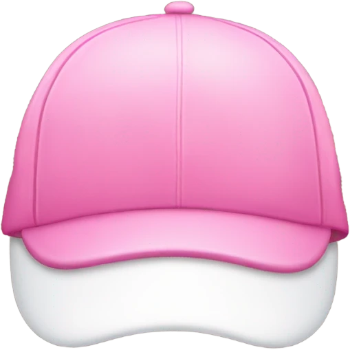 Pink cap emoji