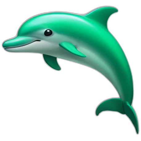 green dolphin emoji