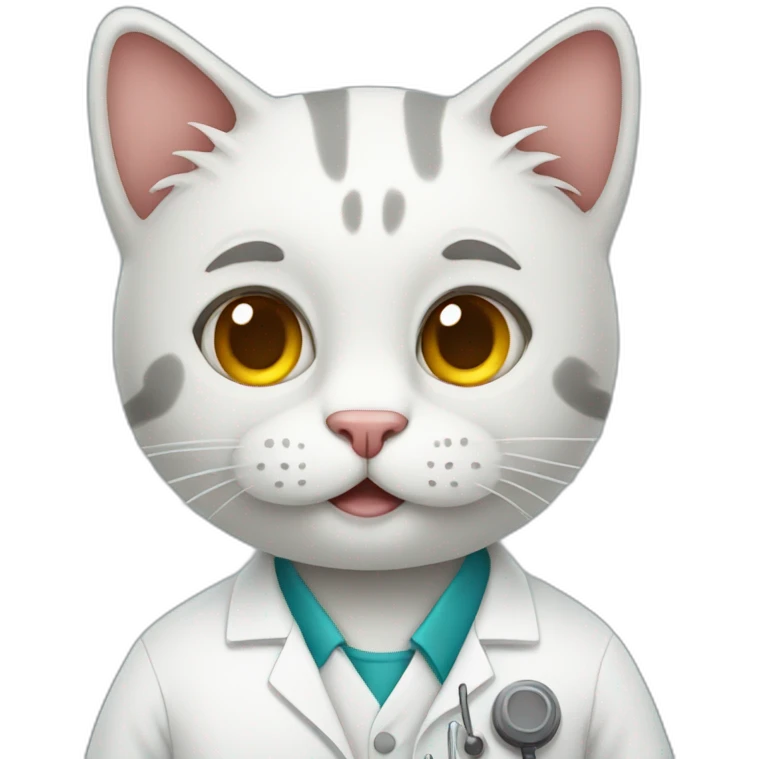 a cat scientist emoji