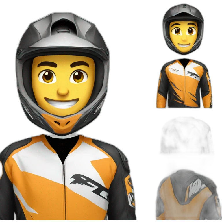 Motocross emoji