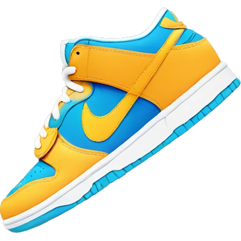 Nike while dunks  emoji