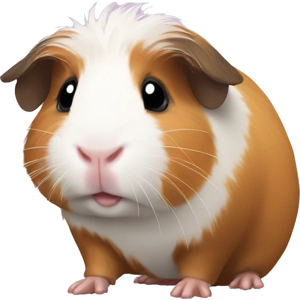 Guinea pig wearing pajamas  emoji