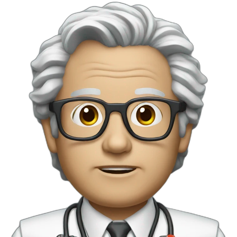 Dr brown from back to the future emoji