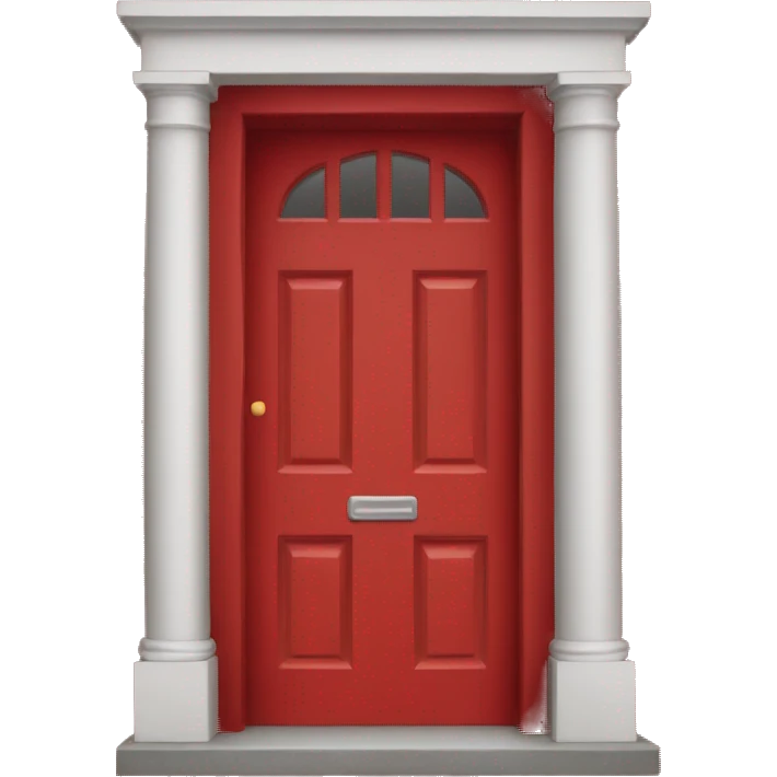a red door emoji