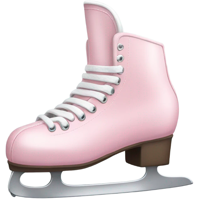 pastel pink ice skates emoji