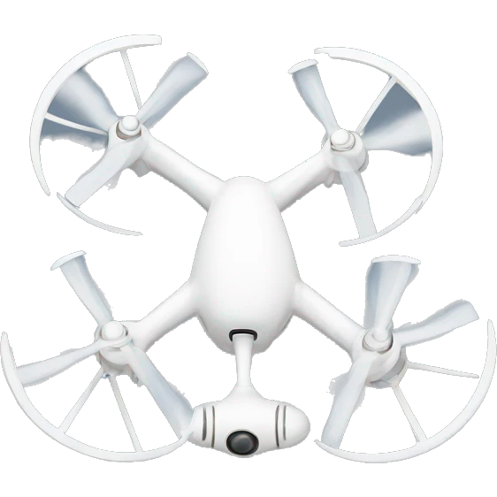 white drone emoji