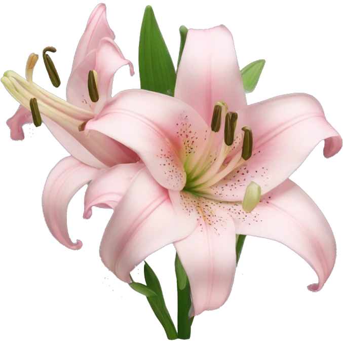 light pink lilium emoji