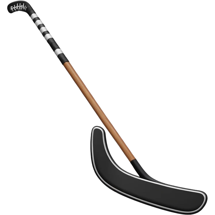 Hockey goalie stick emoji