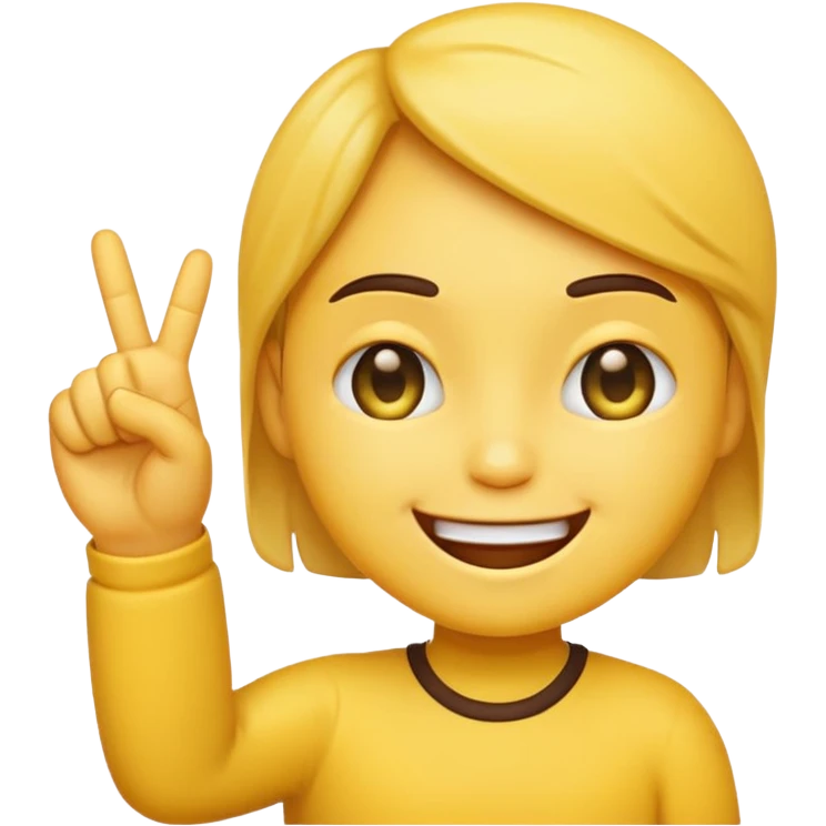 An emoji with eyes closed and smiling and pulling the middle finger emoji