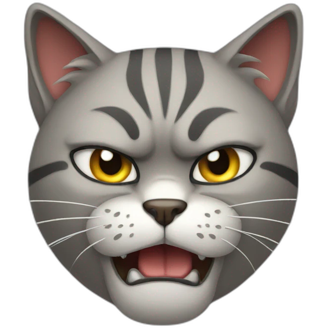 Angry cat emoji