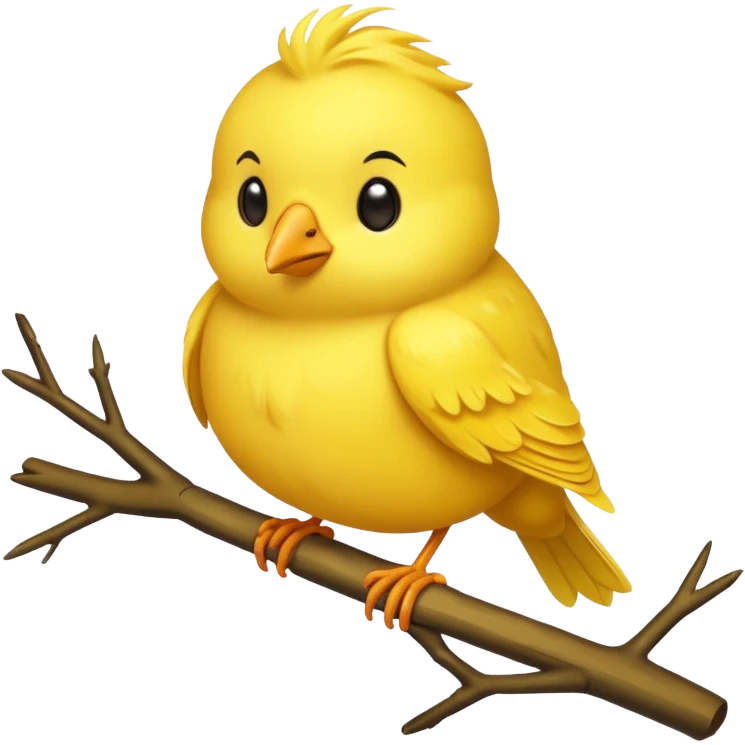 yellow bird emoji