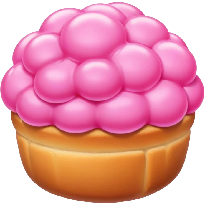 Bubblegum bubble bread emoji