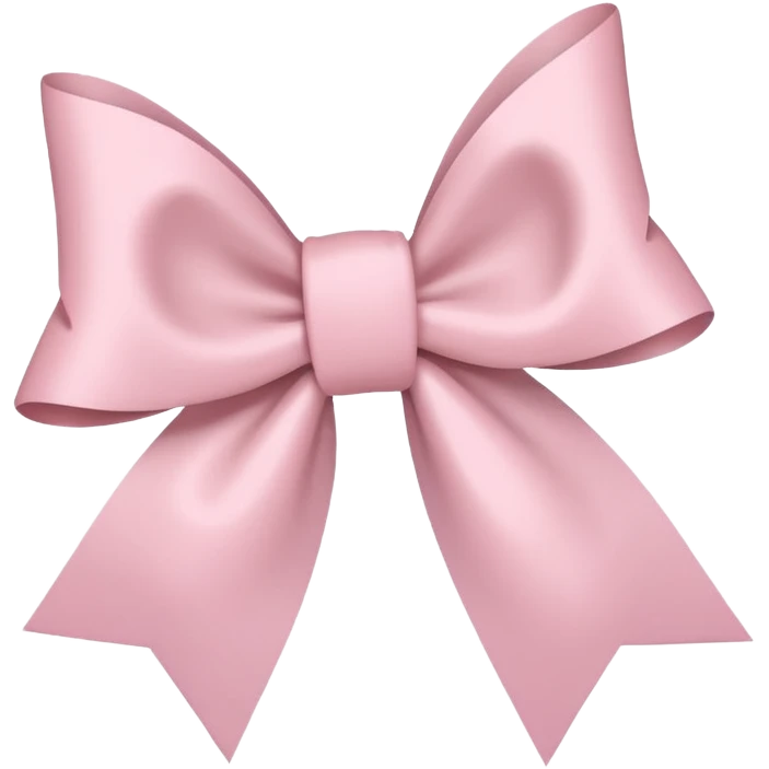 super pale pink bow confetti but the paper confetti are the pale pink bows all spread out emoji
