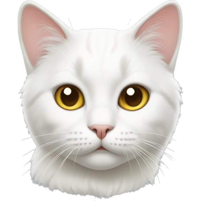 White cat emoji