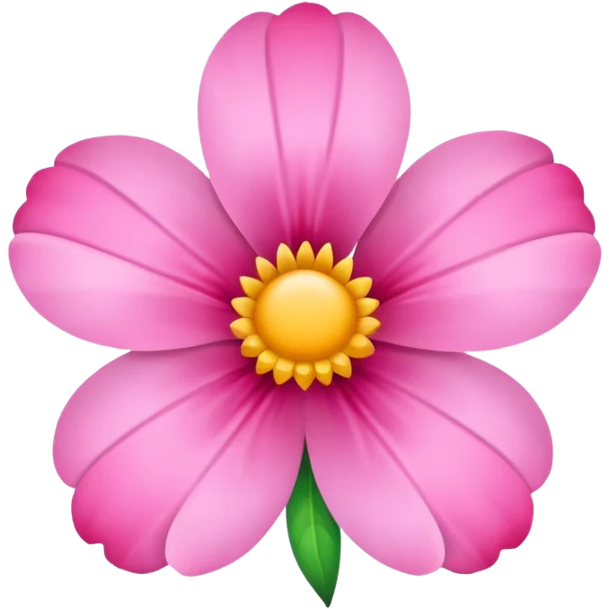 pink flower emoji