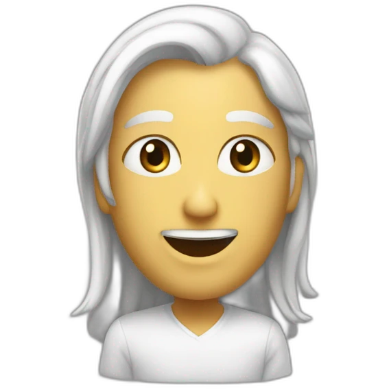 Une cœur de dans un écrit lylou emoji