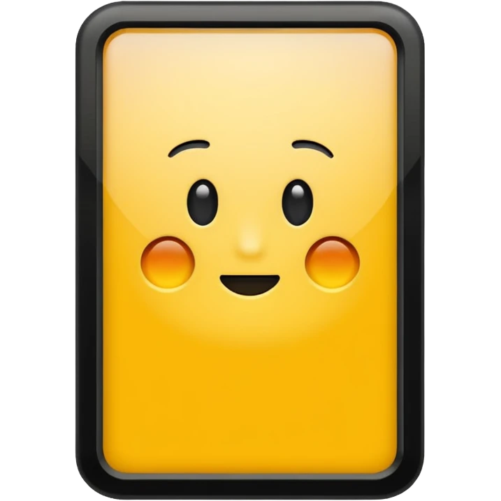 yellow monitpr emoji
