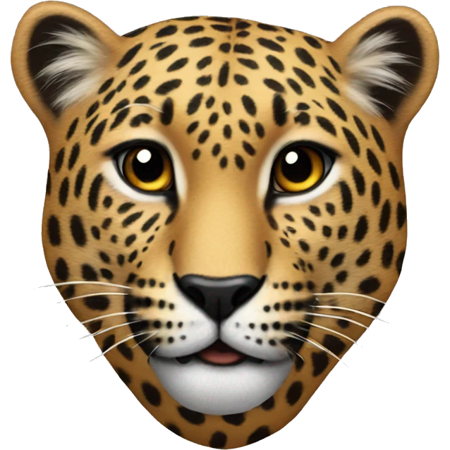 Leopard heart emoji