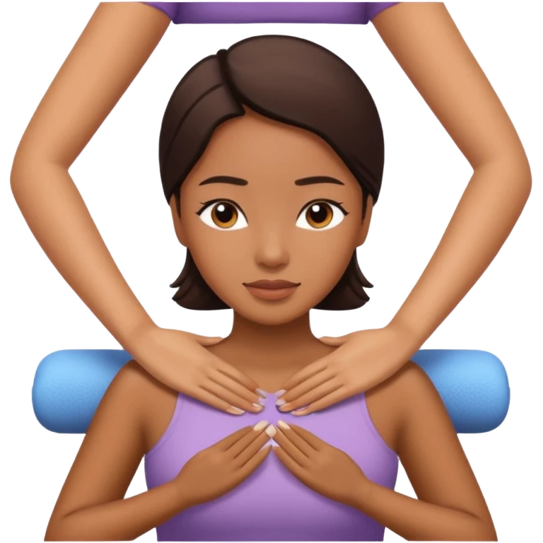 Philippines woman is getting a massage emoji
