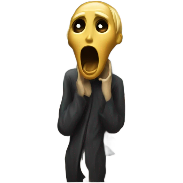 The scream painting emoji