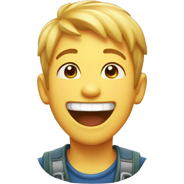 boy laughing emoji
