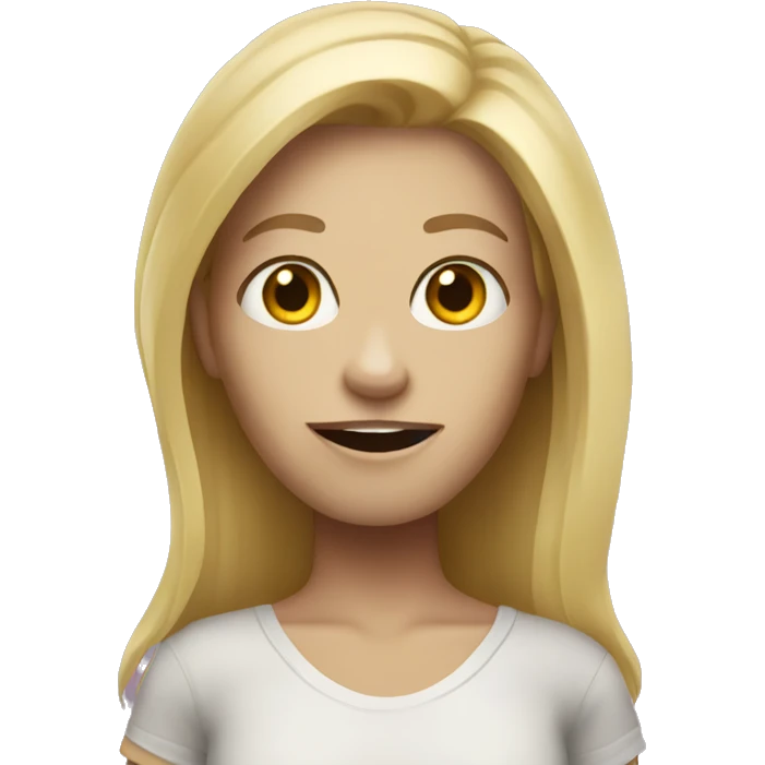 Blonde zomie emoji