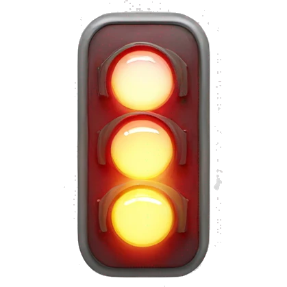 red lights emoji