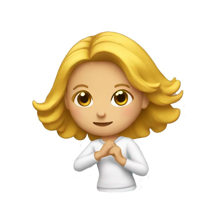 Fille qui fait un dab  emoji