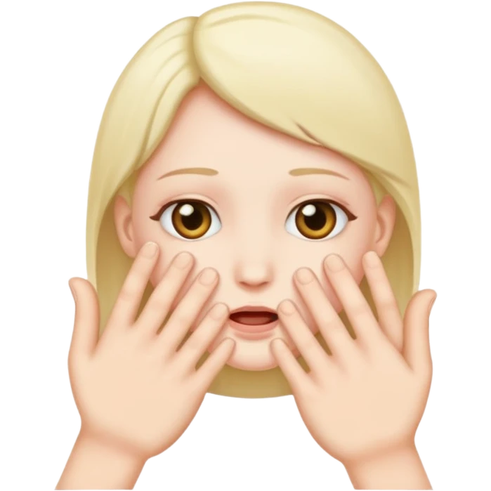 hands to throat  emoji