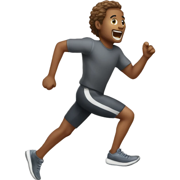 A running after my mail emoji emoji