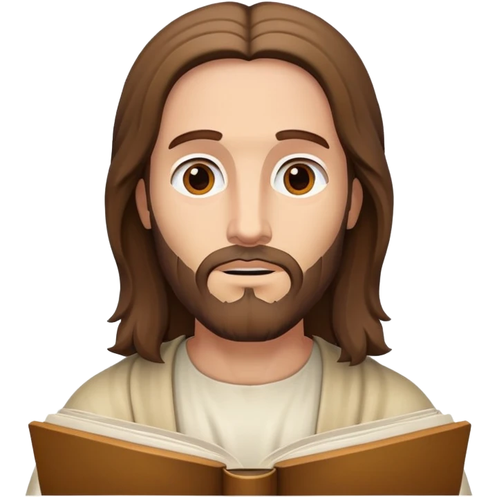 Jesus cristo lendo emoji