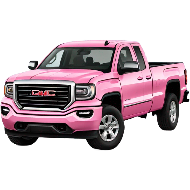 Pink gmc sierra emoji