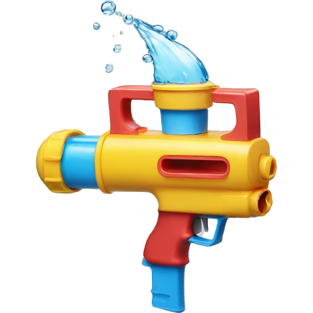 water gun on head emoji