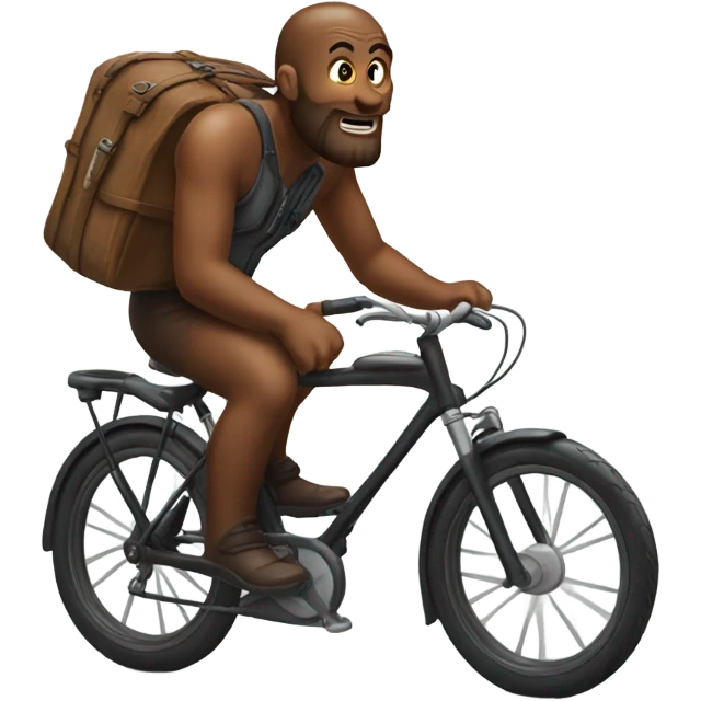 giant with a beaon a bike  emoji