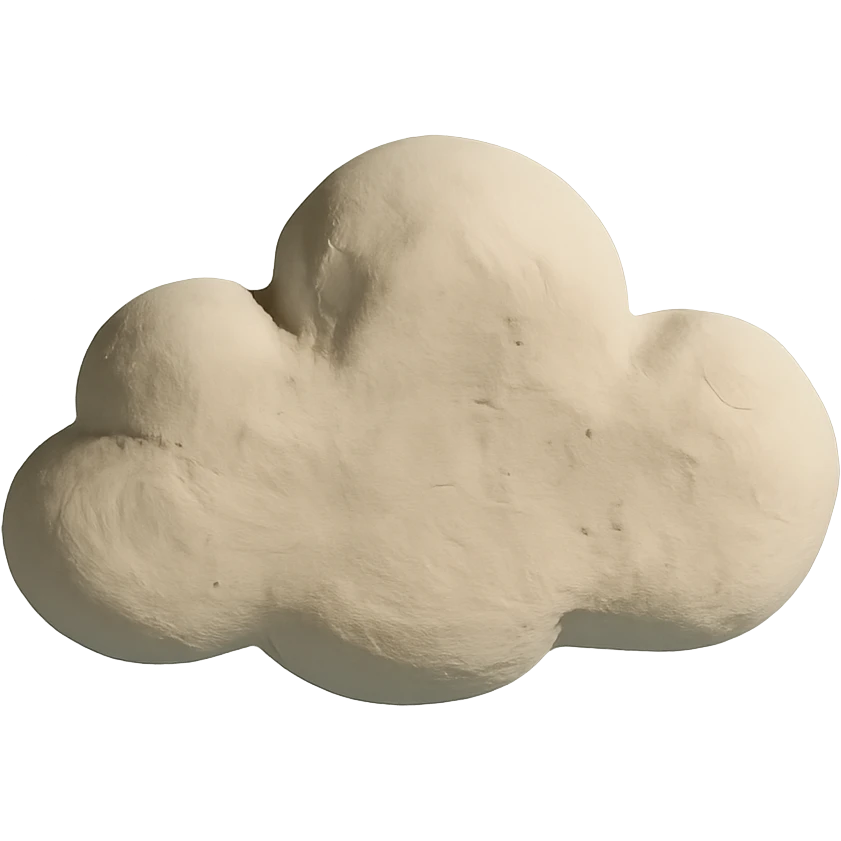 fluffy white cloud emoji