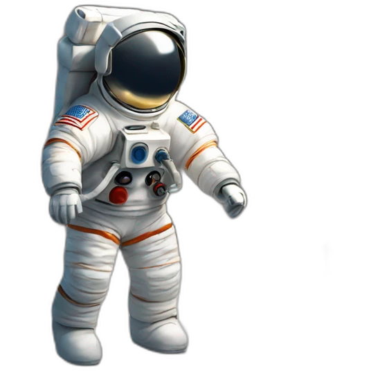Moon Landing in a studio emoji