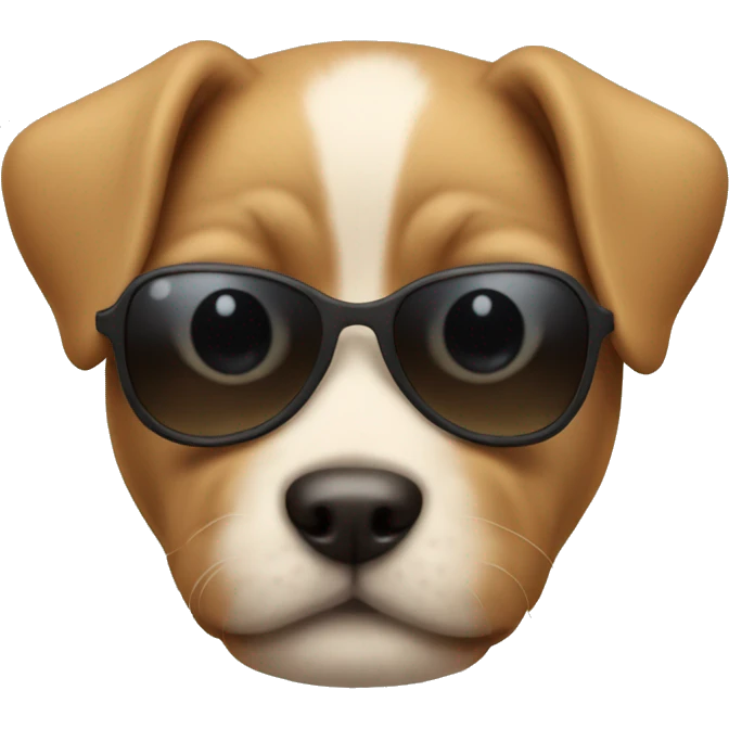 puppies wearing sunglasses emoji
