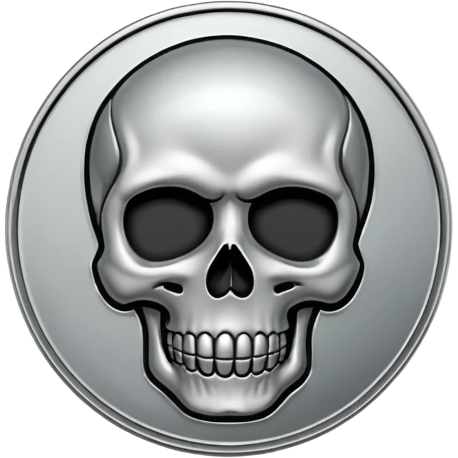 skull coin emoji