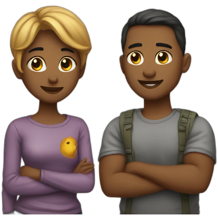 couple calin emoji