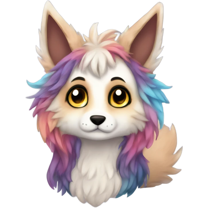 Colorful Fionbri Furry by Falvie-Griffsnuff-Kamirah-LiLaiRa emoji