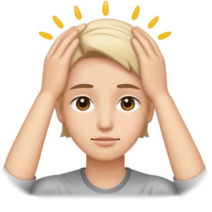 Face what the hand on the forehead emoji