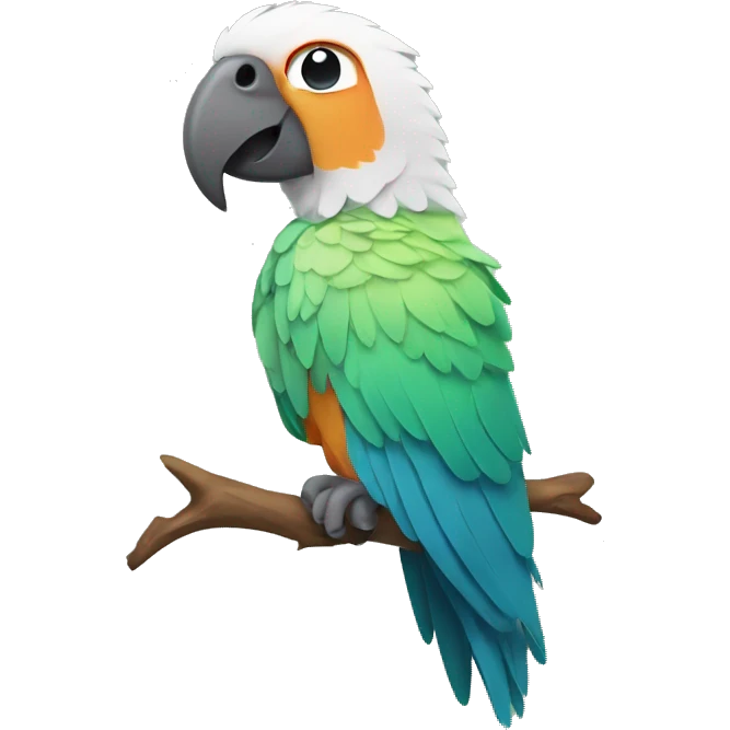  a parrot with a bandaged wing emoji