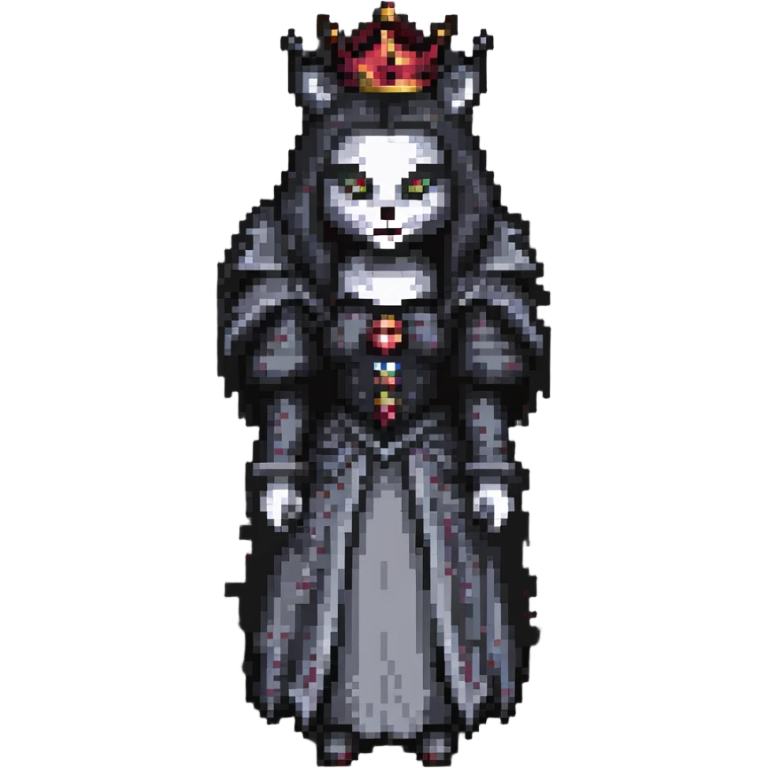 evil fur queen emoji