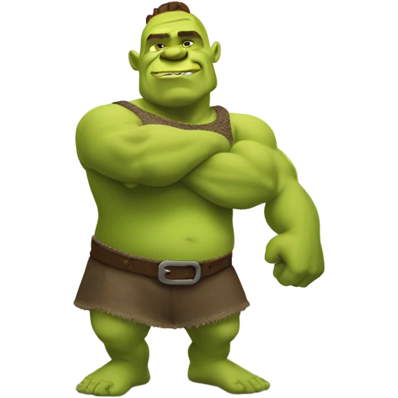buff shrek emoji