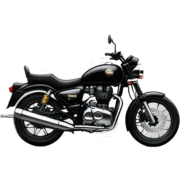 royal enfield meteor 350 stellar black emoji