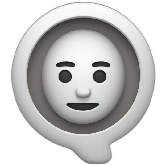 A stickman with a plus Sign as head emoji