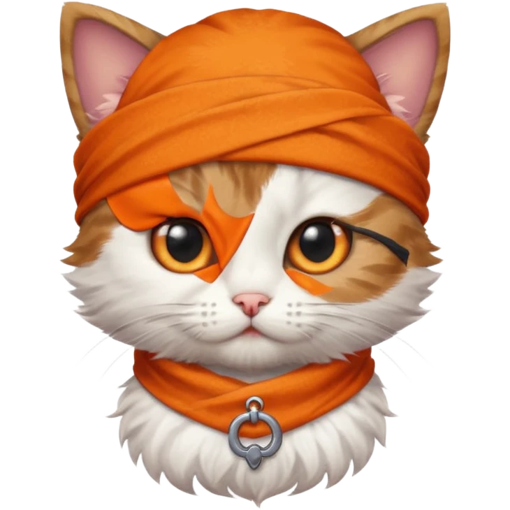 Crea un gatito y haslo pirata emoji