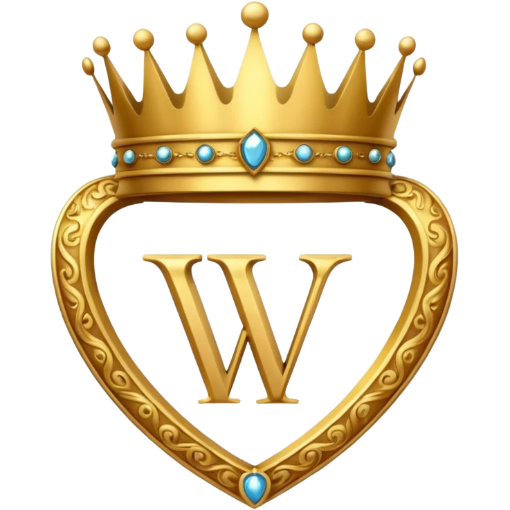 Letter v Vít crown emoji