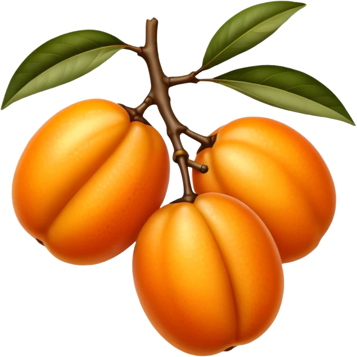 Loquat emoji emoji