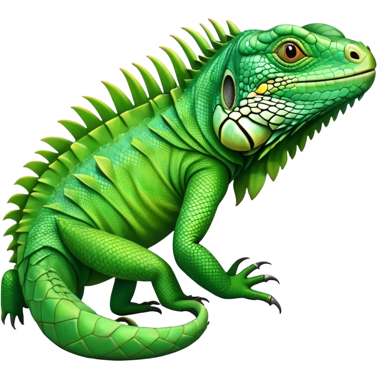I want an emoji of a green iguana emoji